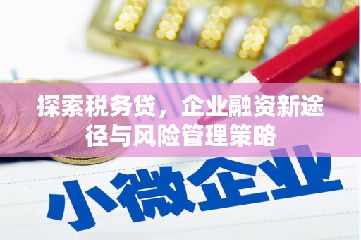 左权探索税务贷，企业融资新途径与风险管理策略