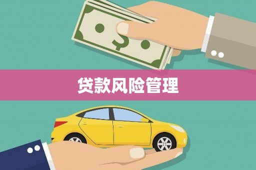 左权贷款风险管理