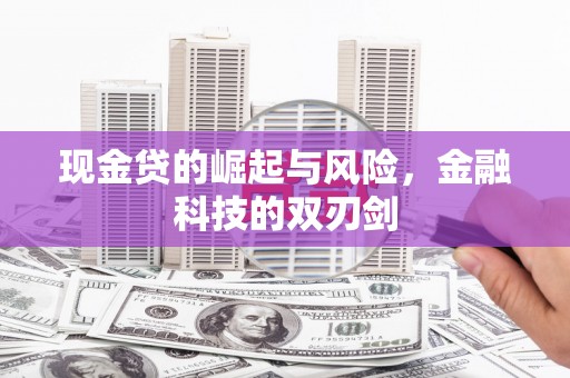 左权现金贷的崛起与风险，金融科技的双刃剑