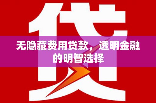 左权无隐藏费用贷款，透明金融的明智选择
