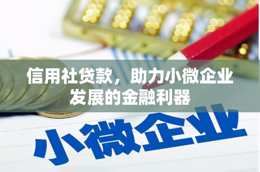 左权信用社贷款，助力小微企业发展的金融利器