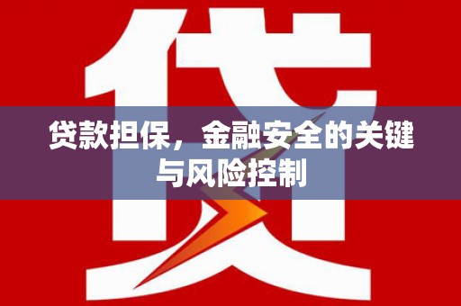左权贷款担保，金融安全的关键与风险控制